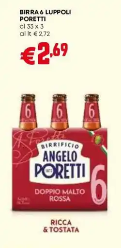 Pam Birra 6 Luppoli Poretti offerta