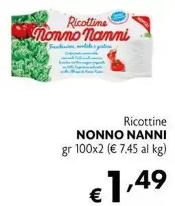 Maxi Supermercati Ricottine Nonno Nanni offerta