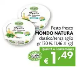 Eurospesa Pesto fresco MONDO NATURA offerta