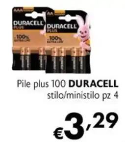 Eurospesa Pile plus 100 DURACELL offerta