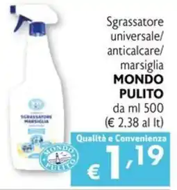 Eurospesa Sgrassatore marsiglia Mondo Pulito offerta