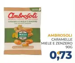 Moderna Ambrosoli caramelle miele e zenzero offerta
