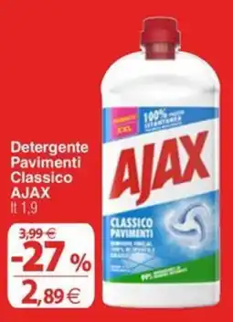 Docks Cash&Carry Detergente Pavimenti Classico AJAX offerta