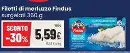 Coop Trentino Filetti di merluzzo Findus offerta