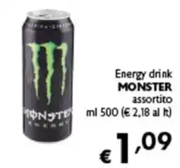 Spak Supermercati Energy drink MONSTER assortito offerta