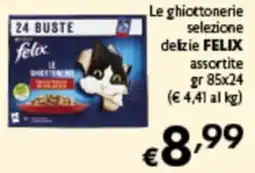 Spak Supermercati Le ghiottonerie selezione delizie FELIX offerta