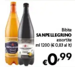 Spak Supermercati Bibite Sanpellegrino assortite offerta