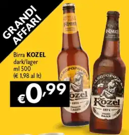 Spak Supermercati Birra KOZEL offerta