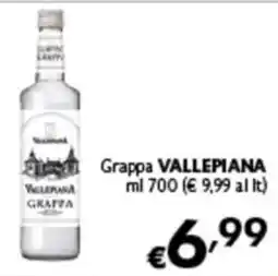 Spak Supermercati Grappa Vallepiana offerta