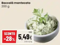 Coop Trentino Baccalà mantecato offerta