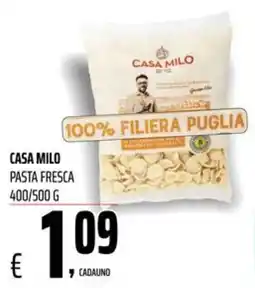 Coop Master Alleanza 3.0 Casa Milo pasta fresca offerta