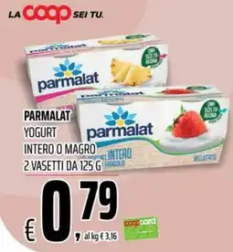 Coop Master Alleanza 3.0 Parmalat Yogurt Intero o Magro offerta