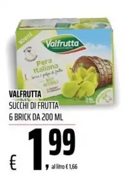 Coop Master Alleanza 3.0 Valfrutta succhi di frutta offerta