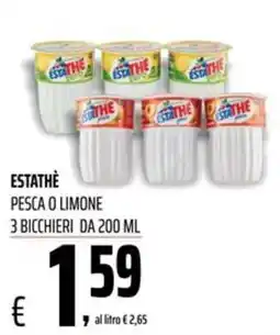 Coop Master Alleanza 3.0 Estathè Pesca o Limone offerta