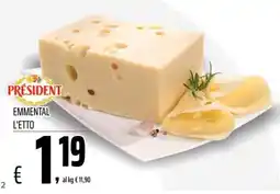Coop Master Alleanza 3.0 Président Emmental l'etto offerta