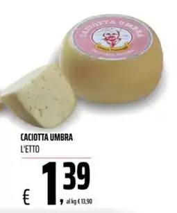 Coop Master Alleanza 3.0 Caciotta umbra offerta