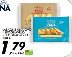 Coop Master Alleanza 3.0 Lasagne all'uovo Rana offerta