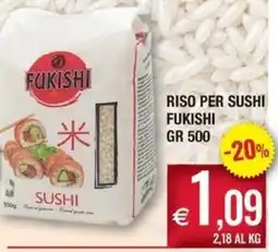 Palmarket Riso per sushi Fukishi offerta
