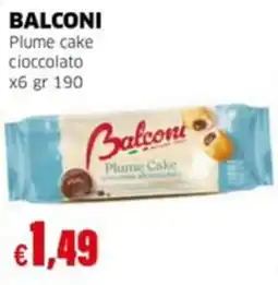 Mercati Alimentari Balconi Plume Cake cioccolato offerta