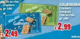 Mercati Alimentari Riso su riso crackers Galbusera offerta
