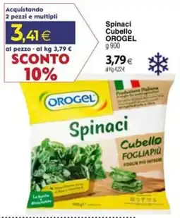 Docks Cash&Carry Spinaci Cubello OROGEL offerta