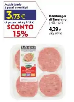 Docks Cash&Carry Hamburger di Tacchino offerta