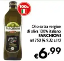 Spak Supermercati Olio extra vergine di oliva FARCHIONI offerta