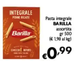 Spak Supermercati Pasta integrale Barilla assortita offerta