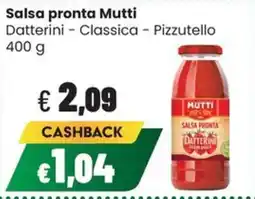 Coop Trentino Salsa pronta Mutti Datterini - Classica - Pizzutello offerta