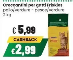 Coop Trentino Croccantini per gatti Friskies offerta