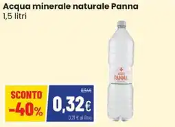 Coop Trentino Acqua minerale naturale Panna offerta