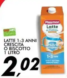 Coop Master Alleanza 3.0 Plasmon Latte di Crescita offerta