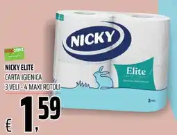 Coop Master Alleanza 3.0 Nicky elite carta igienica offerta