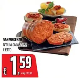 Coop Master Alleanza 3.0 San Vincenzo N'duja calabrese offerta