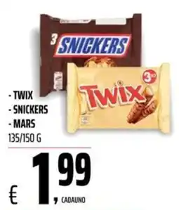 Coop Master Alleanza 3.0 Twix Snickers Mars offerta