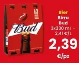 Interspar Birra Bud offerta