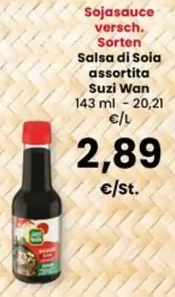 Interspar Salsa di Soia assortita Suzi Wan offerta
