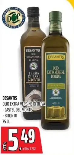 Coop Master Alleanza 3.0 Desantis olio extra vergine di oliva offerta
