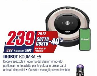 Trony iRobot Roomba E5 offerta