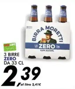 Coop Master Alleanza 3.0 Birra Moretti Zero offerta
