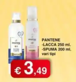 Orsini Market Pantene lacca e spuma offerta