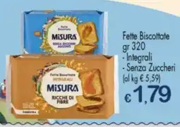 Despar Fette biscottate integrali Misura offerta