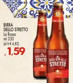 Despar Birra Dello Stretto La Rossa offerta