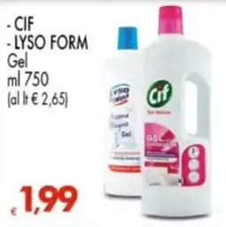 Despar Cif Gel offerta