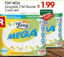 Despar Foxy asciugatutto 2 veli decorato offerta