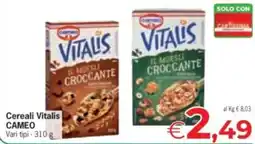 Despar Cereali Vitalis CAMEO offerta