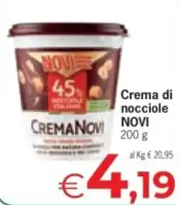 Despar Crema di nocciole NOVI offerta