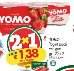Despar Yomo Yogurt sapori vari gusti offerta