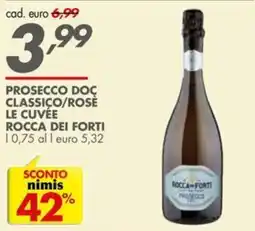 Italmark Prosecco DOC Classico/Rosé Le Cuvée Rocca dei Forti offerta