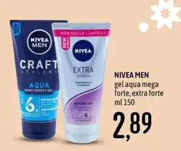 Emisfero NIVEA MEN gel aqua mega forte, extra forte offerta
